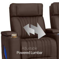 Valore Zero Gravity Home Theater Seating with Heat & Massage Single Recliner