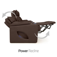 Valore Zero Gravity Home Theater Seating with Heat & Massage Single Recliner