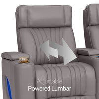 Valore Zero Gravity Home Theater Seating with Heat & Massage Single Recliner
