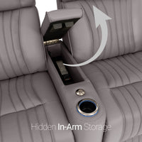 Valore Zero Gravity Home Theater Seating with Heat & Massage Single Recliner