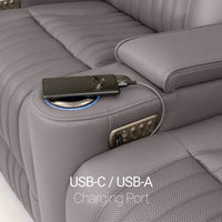 Valore Zero Gravity Home Theater Seating with Heat & Massage Single Recliner
