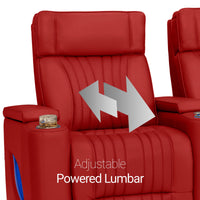Valore Zero Gravity Home Theater Seating with Heat & Massage Single Recliner