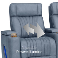 Valore Zero Gravity Home Theater Seating with Heat & Massage Single Recliner