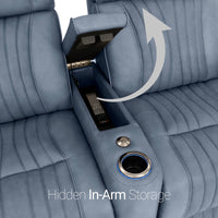 Valore Zero Gravity Home Theater Seating with Heat & Massage Single Recliner