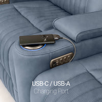 Valore Zero Gravity Home Theater Seating with Heat & Massage Single Recliner