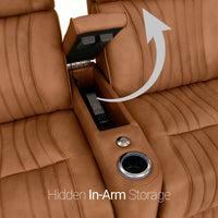 Valore Zero Gravity Home Theater Seating with Heat & Massage Single Recliner