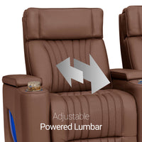 Valore Zero Gravity Home Theater Seating with Heat & Massage Single Recliner