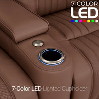 Valore Zero Gravity Home Theater Seating with Heat & Massage Single Recliner