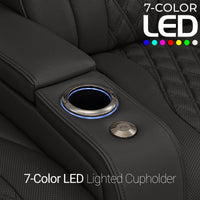 Luminis Zero Gravity Home Theater Seating with Heat & Massage Single Recliner