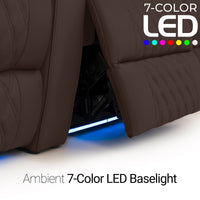 Luminis Zero Gravity Home Theater Seating with Heat & Massage Single Recliner