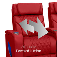 Luminis Zero Gravity Home Theater Seating with Heat & Massage
