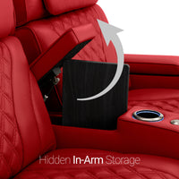 Luminis Zero Gravity Home Theater Seating with Heat & Massage