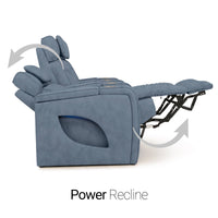 Luminis Zero Gravity Home Theater Seating with Heat & Massage Single Recliner
