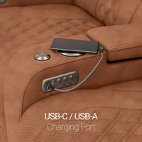 Luminis Zero Gravity Home Theater Seating with Heat & Massage Single Recliner