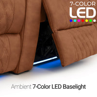 Luminis Zero Gravity Home Theater Seating with Heat & Massage Single Recliner