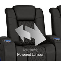 Virtuoso Zero Gravity Home Theater Seating with Heat & Massage Single Recliner