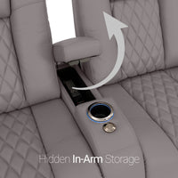 Virtuoso Zero Gravity Home Theater Seating with Heat & Massage Single Recliner