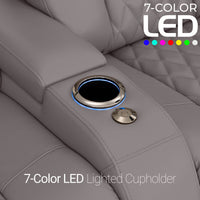 Virtuoso Zero Gravity Home Theater Seating with Heat & Massage Single Recliner
