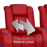 Virtuoso Zero Gravity Home Theater Seating with Heat & Massage