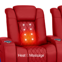 Virtuoso Zero Gravity Home Theater Seating with Heat & Massage