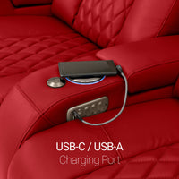 Virtuoso Zero Gravity Home Theater Seating with Heat & Massage