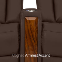 Monaco Italian Leather Home Theater Seating Single Recliner