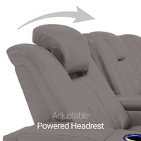 Monaco Italian Leather Home Theater Seating Single Recliner