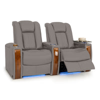 Monaco Italian Leather Home Theater Seating