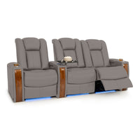 Monaco Italian Leather Home Theater Seating