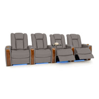 Monaco Italian Leather Home Theater Seating