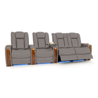 Monaco Italian Leather Home Theater Seating