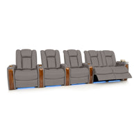Monaco Italian Leather Home Theater Seating