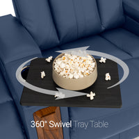 Monaco Italian Leather Home Theater Seating Single Recliner