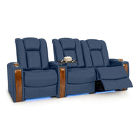 Monaco Italian Leather Home Theater Seating