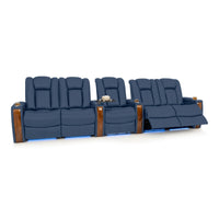 Monaco Italian Leather Home Theater Seating