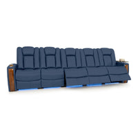 Monaco Italian Leather Home Theater Seating