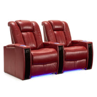 Monaco Italian Leather Home Theater Seating