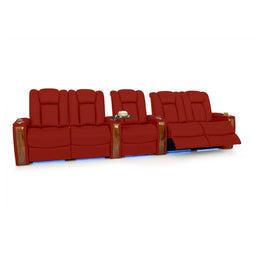 Monaco Italian Leather Home Theater Seating
