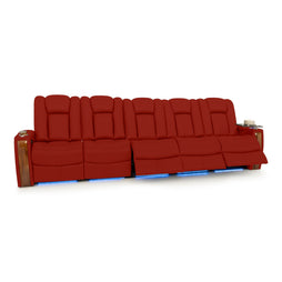 Monaco Italian Leather Home Theater Seating