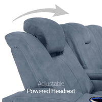 Monaco Italian Leather Home Theater Seating Single Recliner