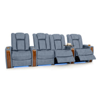 Monaco Italian Leather Home Theater Seating