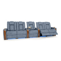 Monaco Italian Leather Home Theater Seating