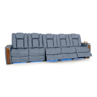 Monaco Italian Leather Home Theater Seating