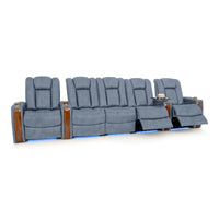 Monaco Italian Leather Home Theater Seating