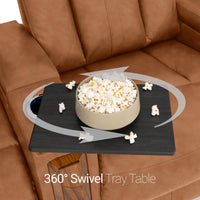 Monaco Italian Leather Home Theater Seating Single Recliner