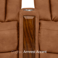 Monaco Italian Leather Home Theater Seating Single Recliner