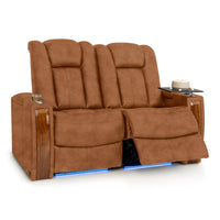 Monaco Italian Leather Home Theater Seating