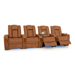 Monaco Italian Leather Home Theater Seating