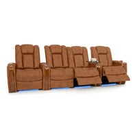 Monaco Italian Leather Home Theater Seating