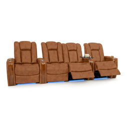 Monaco Italian Leather Home Theater Seating
